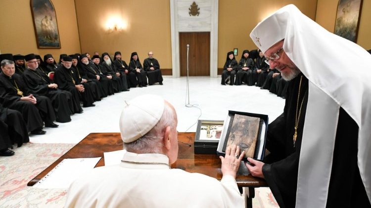 L'udienza del Papa con i membri del Sinodo greco-cattolico ucraino