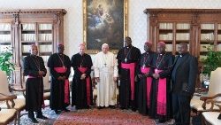 Pope Francis with Zimbabwean Bishops 08. 09. 2023.