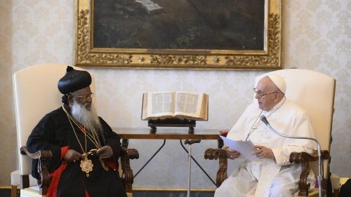 Pope Francis welcomes Catholicos Baselios Marthoma Mathews III in shared journey of faith