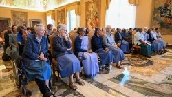 Lundi 2 octobre, le Pape a rencontré les Petites sœurs de Jésus au Vatican.