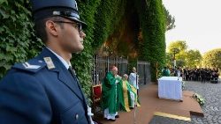 Pope Francis presides at Mass for the Vatican gendarmes