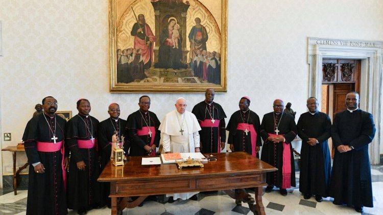 Bischöfe von Togo bei einem "Ad Limina Apostolorum" Besuch im Vatikan