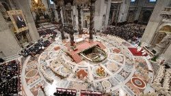 Celebración Eucarística de la canonización de Mama Antula en la Basílica de San Pedro