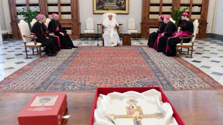 Audiencia del Santo Padre a los obispos de la región italiana de Umbria en el marco de la visita ad limina apostolorum - lunes 18 de marzo de 2024.