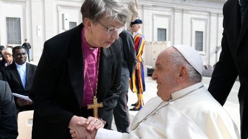 Deutschland-Vorsitzende des Lutherischen Weltbunds beim Papst: Sehr bewegt