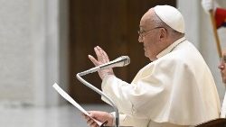 教皇フランシスコ　2024年5月1日の一般謁見　バチカン・パウロ6世ホール