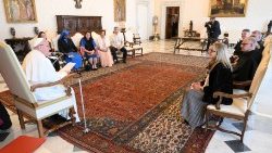 Pope Francis meets with the International Network of Societies for Catholic Theology