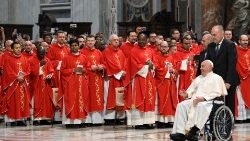 Pope Francis on Pentecost Sunday in the Vatican