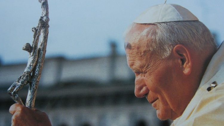 Foto de São João Paulo II tirada no Arcebispado de Cracóvia 