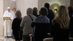 Der Papst feiert Messe mit Angehörigen der Opfer von Rigopiano