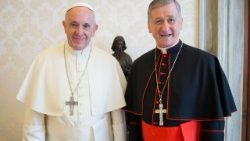 Cardinal Blase J. Cupich with Pope Francis