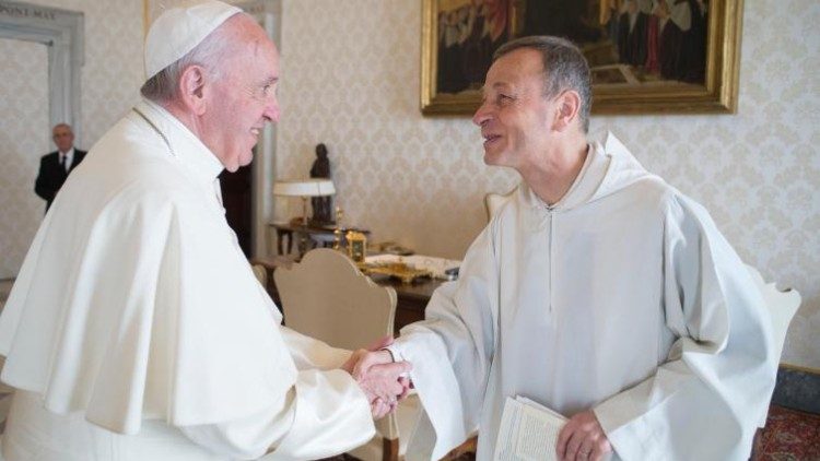 Papa Francesco riceve in udienza Frère Alois di Taize