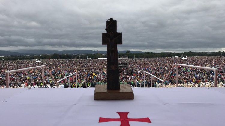 Msza papieska podczas wizyty w Irlandii w 2018 r.