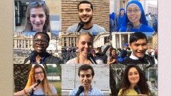 Einige Teilnehmer der katholischen Weltsynode zum Thema Jugend  2018 im Vatikan