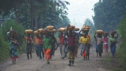 Einwohner der Provinz Nord Kivu, Demokratische Republik Kongo 