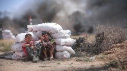 2019.04.16 zona di conflitto, striscia di Gaza, guerra, bambini