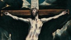 Christus am Kreuz (El Greco) - musikalisch hat Franz Joseph Haydn das Thema in „Septem verba Christi in cruce" (Die sieben letzten Worte unseres Erlösers am Kreuze) aufgegriffen