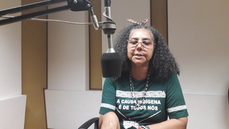 Irmã Joaninha Honónio Madeira, afro-índia, Congregação da Imaculada Conceição,  no Sínodo sobre a Amazónia, em 2019