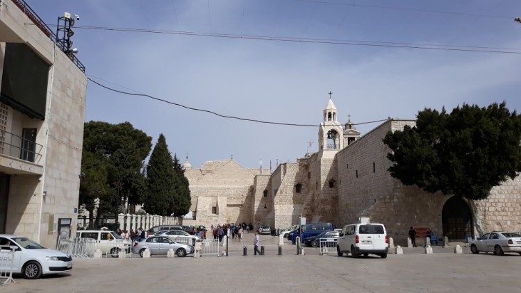 Basílica da Natividade em Belém, na Palestina