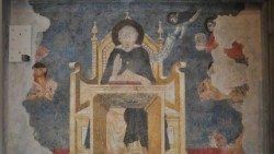 Affresco raffigurante San Tommaso d'Aquino, a Santa Maria Novella (FI)