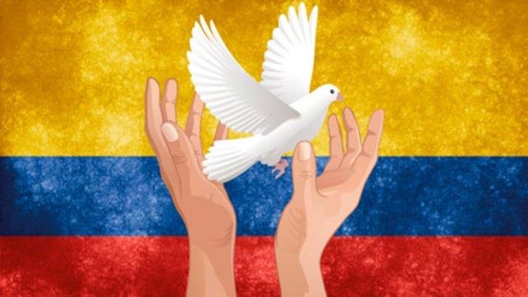 O Papa Francisco pede paz para a Colômbia, país já de há muito num difícil processo de reconciliação nacional