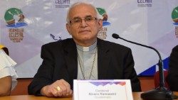 El cardenal Álvaro Ramazzini, obispo de Huehuetenango, Guatemala