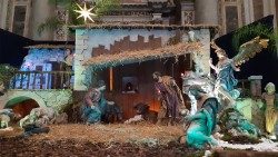 Nativity Scene in the chapel of St Clement VIII in St Peter's Basilica