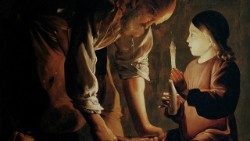 Georges de La Tour festménye: Szent József, az ács 