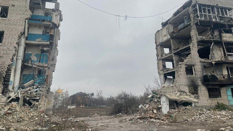 Ucraina: ultimo disastroso effetto di un bombardamento russo