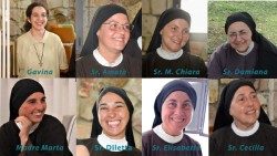 Les sœurs du monastère de la bienheureuse Vierge du Bon Chemin en Sardaigne.