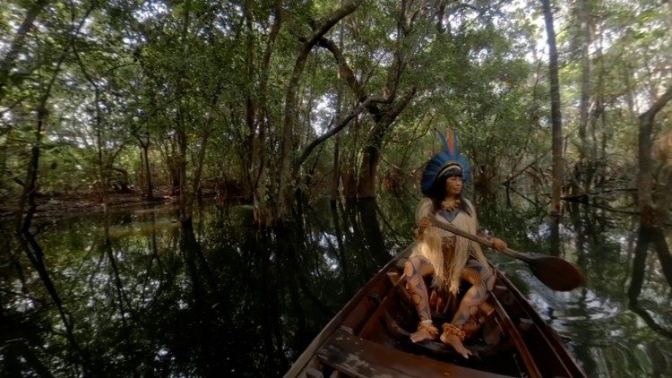 Il film porta persino lo spettatore a navigare fiumi e torrenti dell'Amazzonia