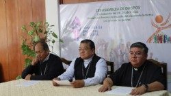 Rueda de prensa de lectura del comunicado de la Conferencia Episcopal de Bolivia