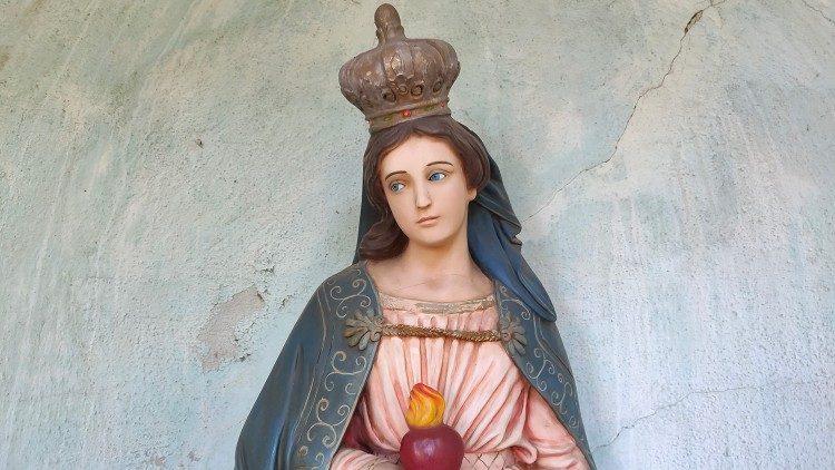 La Madonna del Sacro Cuore di Taggia nei Giardini Vaticani
