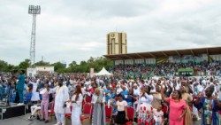 Des participants au concert de la Résurrection de  l'archidiocèse de Lomé au Togo