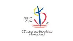 O logotipo do Congresso Eucarístico Internacional no Equador