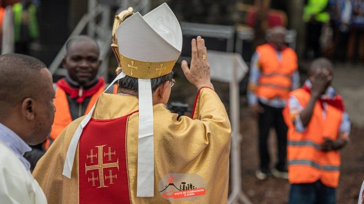 Cardinal Tagle in Goma