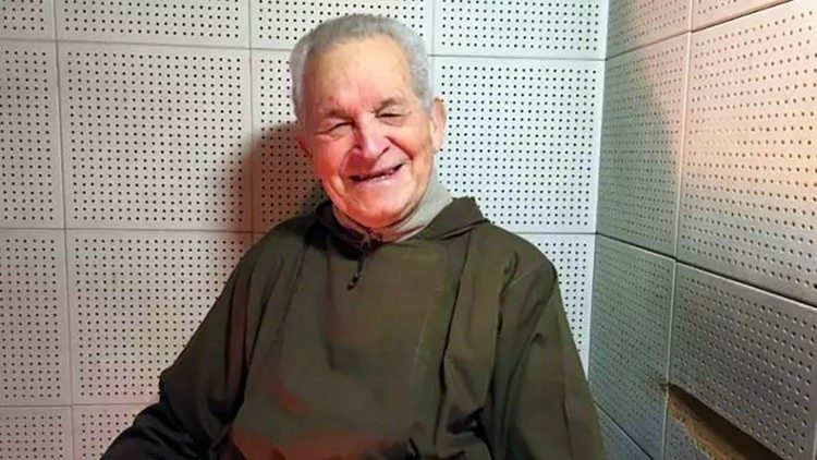 Cardinal-elect Luis Dri in his confessional in Buenos Aires