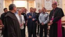 O encontro do presidente israelense Isaac Herzog com representantes das Igrejas Cristãs