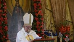 Кардинал Дзівіш проповідує в Кодені  