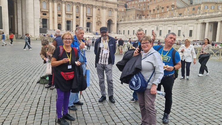 Mr. Robert and friends in Vatican 