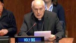 File photo of Archbishop Gabriele Caccia, Permanent Observer of the Holy See to the United Nations
