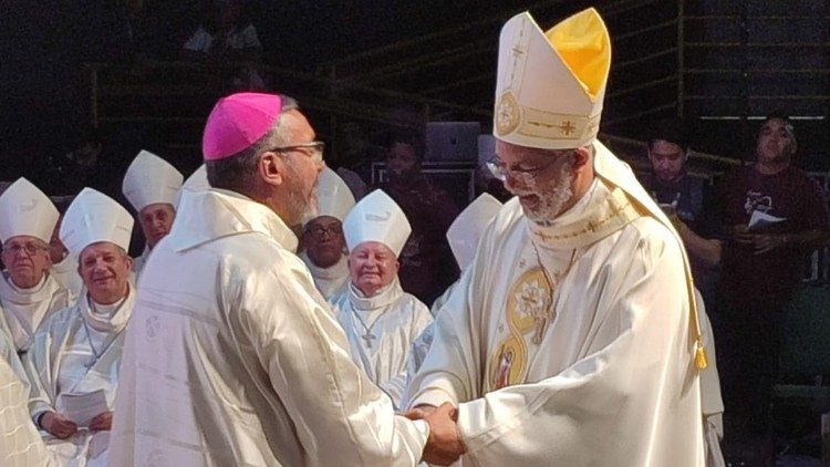 Missa com o novo bispo