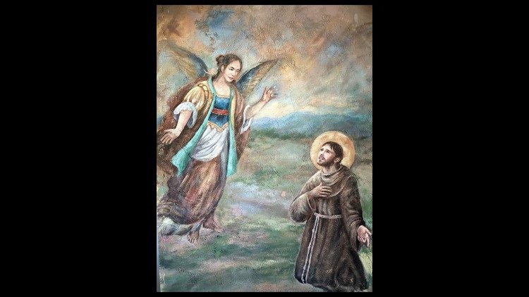 San Francesco a Poggio Bustone: il Signore gli perdona i peccati 
