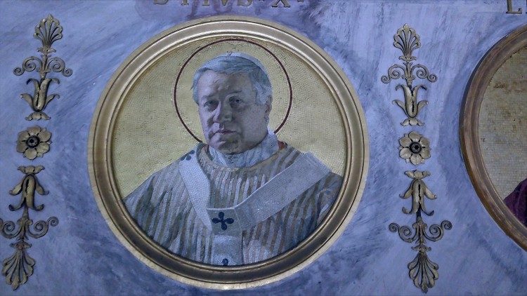 Un ritratto di Pio X nella Basilica di San Paolo fuori le mura