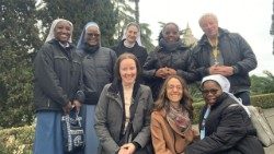 Religious Sisters of various congregations under the Pentecost Project with lay staff of the Dicastery for Communication