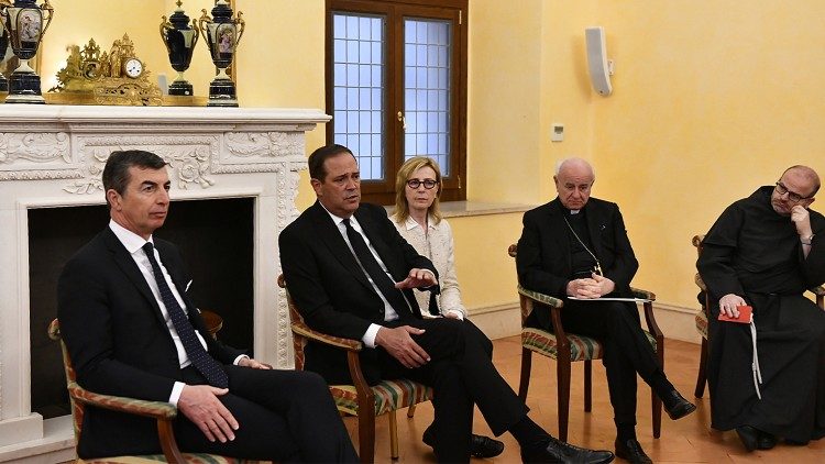 Signing ceremony for the Rome Call for AI Ethics in the Vatican