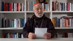 Le cardinal Cantalamessa dans une vidéo sur les méditations de Carême. 
