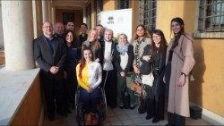 사라 민카라 미국 국제장애인인권특별보좌관을 만난 바티칸 체육협회