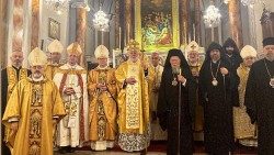 El arzobispo Paul Richard Gallagher celebra una misa en Estambul (28 de febrero de 2024)