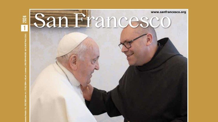 La copertina della Rivista San Francesco con l'intervista al Papa